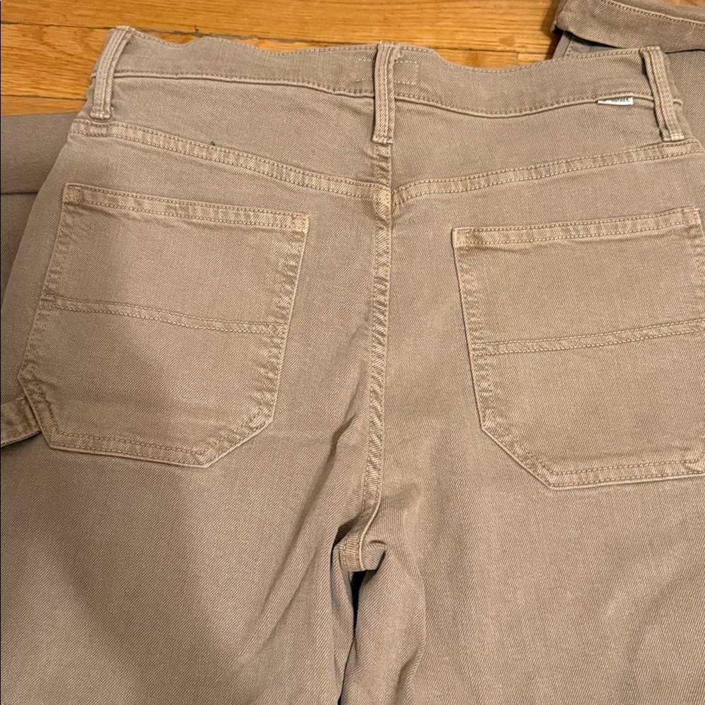 Mother Lil Stud Finder Jeans NWOT Prairie Sand - Picture 7 of 7